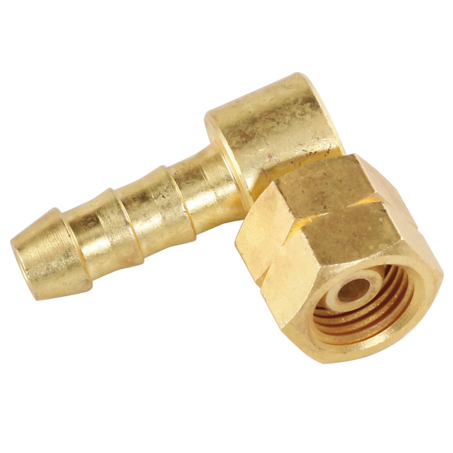 1/4'' LH angle connector adapter for connecting an 8x15 mm gas hose - Carlat