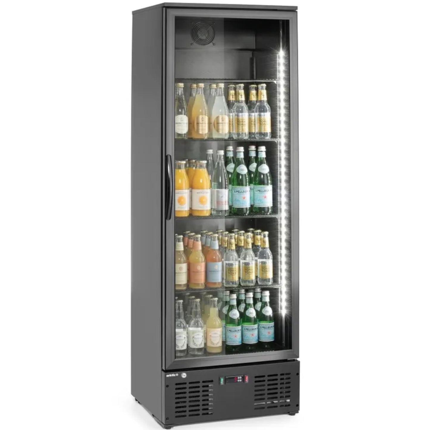1-door bar fridge, 4 shelves, LED, 243 l, 195 W - Carlat