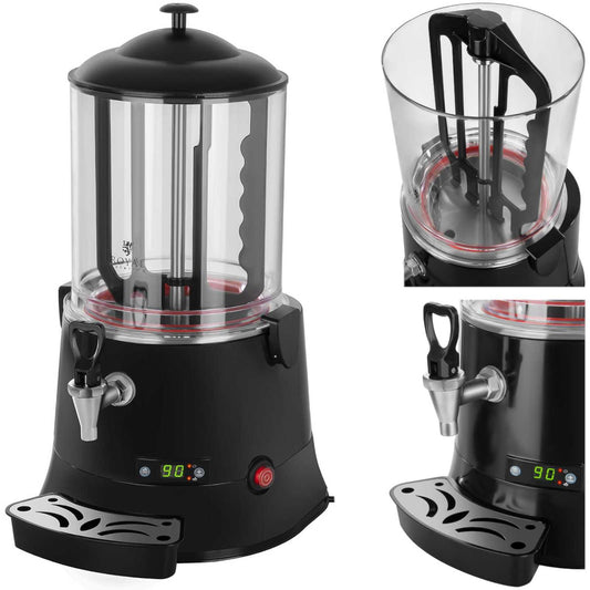 Royal Catering Chocolate maker heater hot chocolate dispenser 30-90deg C 10L