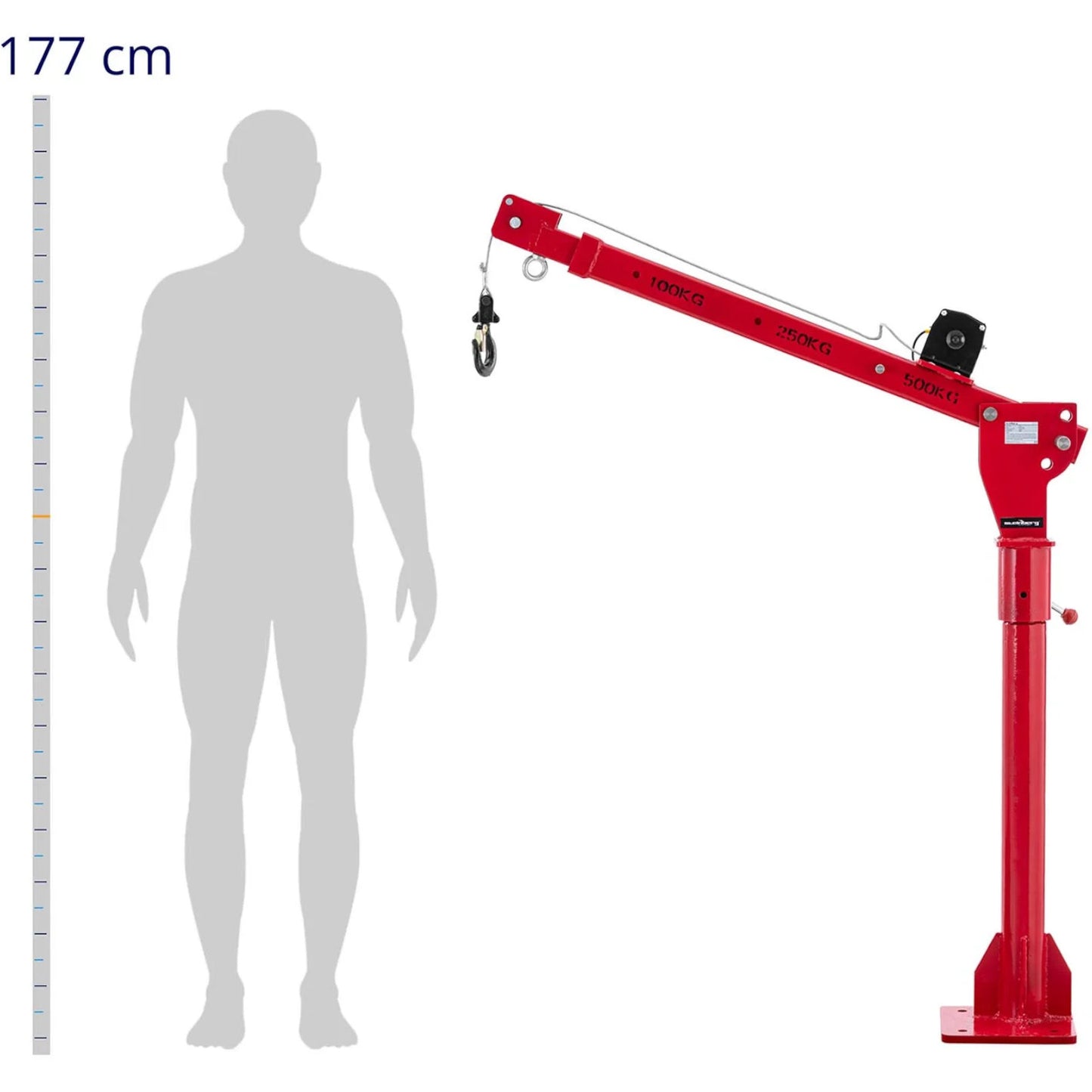 Steinberg Systems Load lift crane for car pickup with winch 12 V 1000 W – image 6