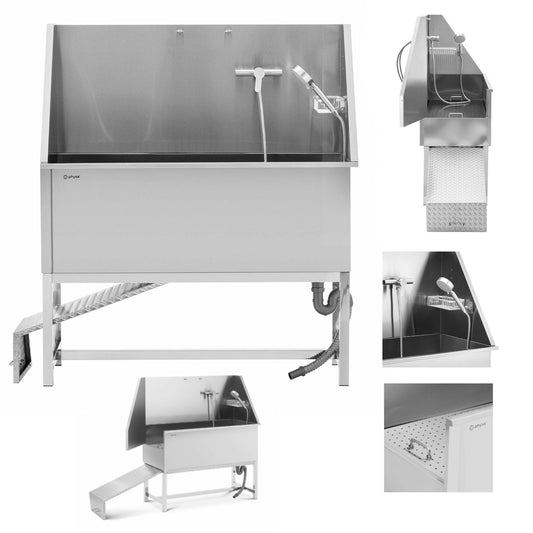 Physa Grooming bathtub for washing dogs and animals with a ramp 122 x 56 x 142 cm
