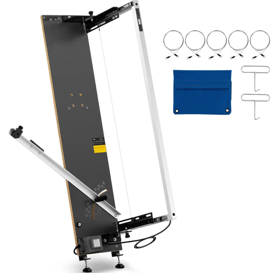 MSW Styrofoam cutting machine, thermal knife on legs, length 1070 mm, depth. 310mm 160W