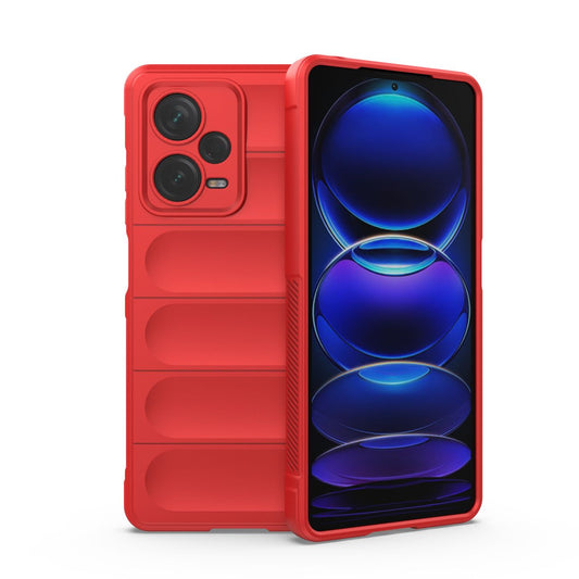HURTEL Flexible cover for Xiaomi Redmi Note 12 Pro+ Magic Shield Case, red