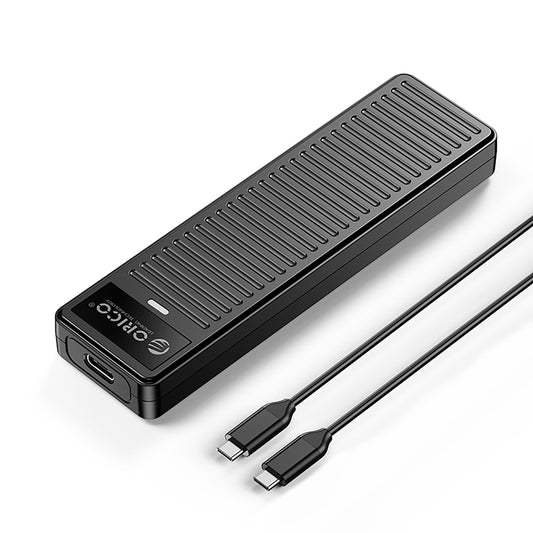 ORICO Pocket enclosure for DDM2-C3 M.2 NVME USB-C 10Gb/s drive - gray