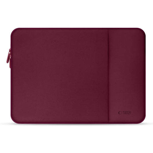 Tech-Protect Neoprene protective case for a 14" laptop - burgundy