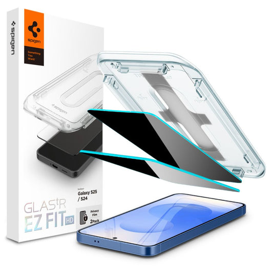 SPIGEN Privacy glass for Samsung Galaxy S24 / S25 Glas.TR Ez Fit Privacy HD - 2 pcs.