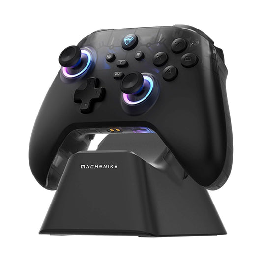 MACHENIKE G3 V2 wireless game controller with charging station - black