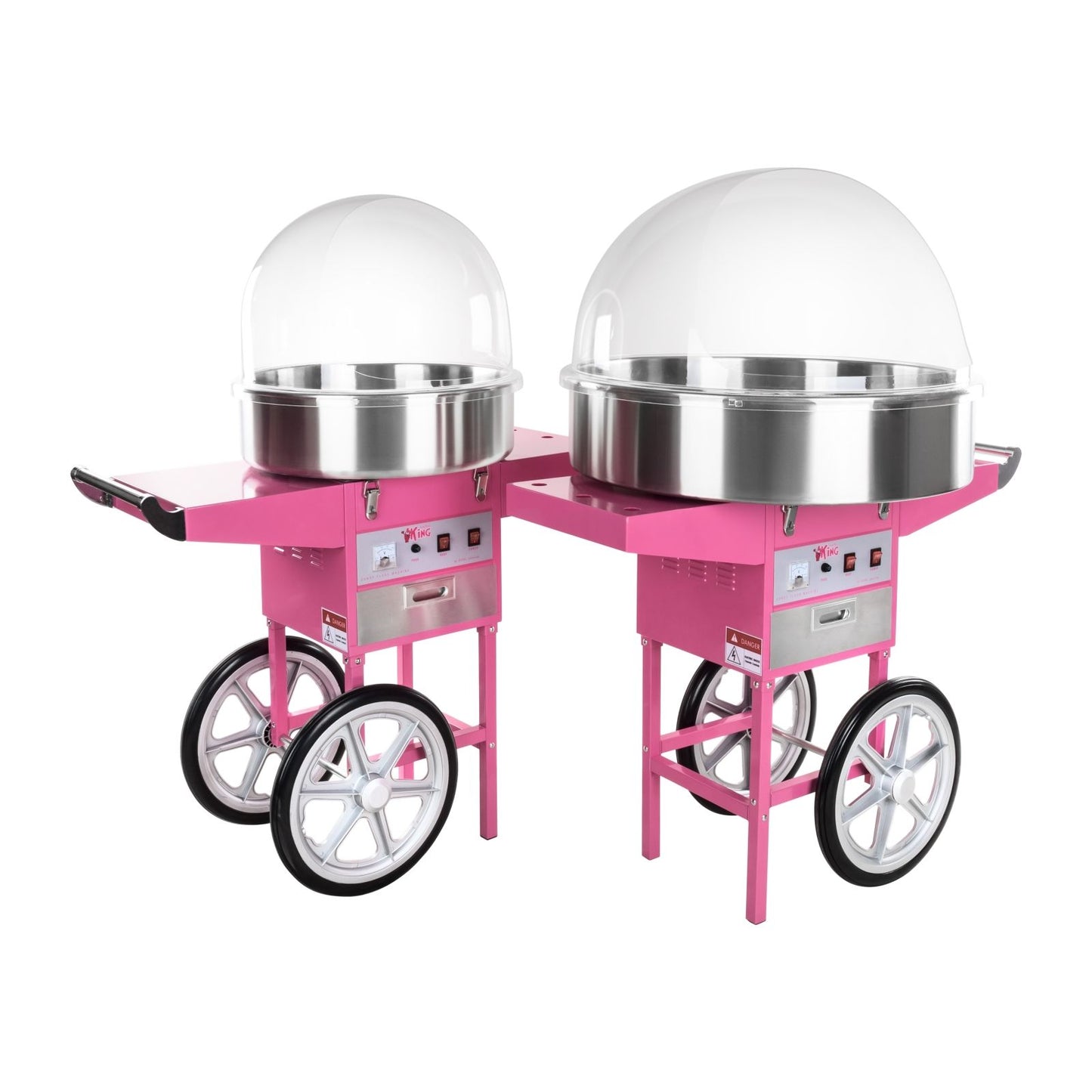 Royal Catering Mobile cotton cotton-type machine with wheels big – image 9