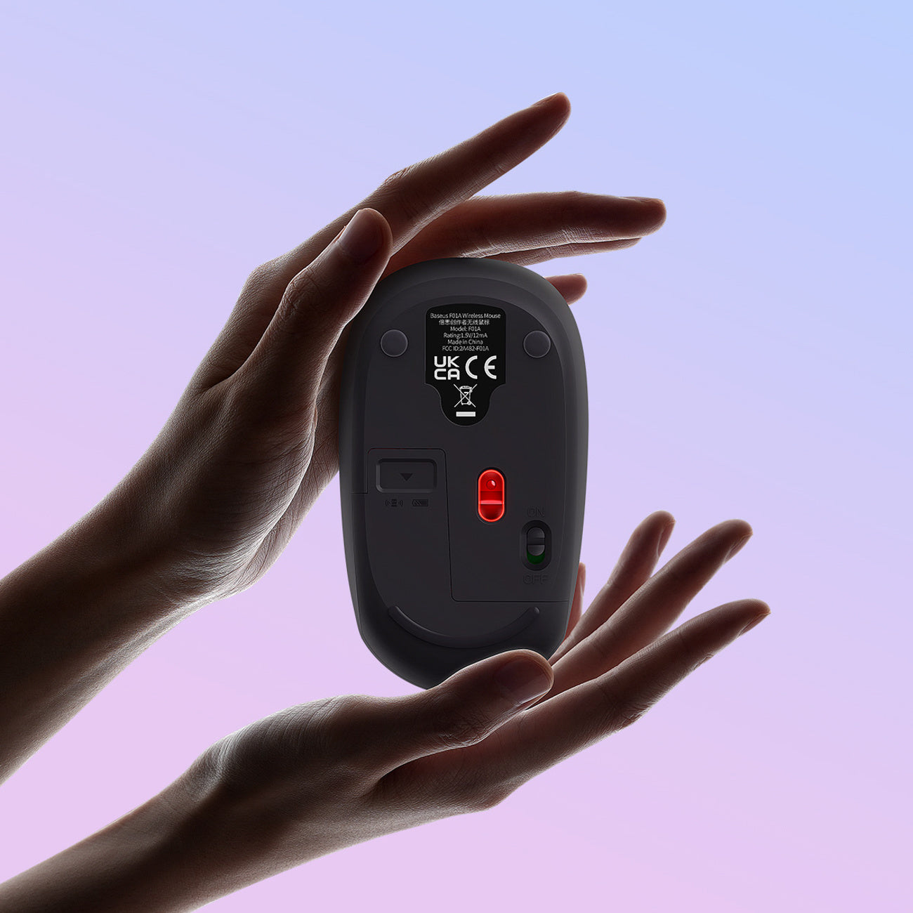2.4 GHz F01A wireless mouse - gray - Carlat