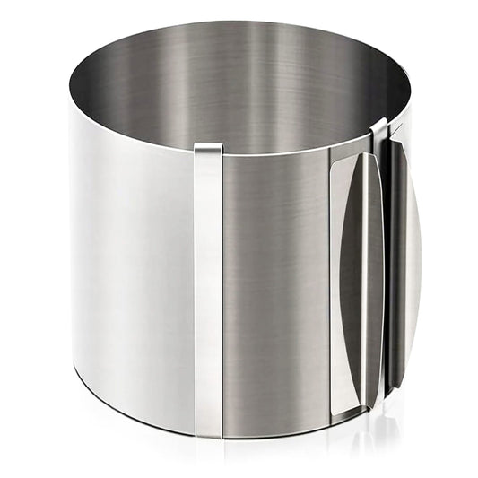 20 cm tall adjustable cake ring, 16–30 cm, with clip - Carlat