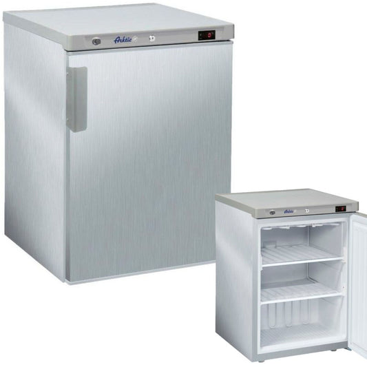 ARKTIC Energy-saving under-counter refrigerator cabinet made of stainless steel 0-8C 200 l 124 W Budget Line - Hendi 236017