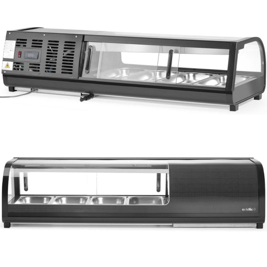 ARKTIC Refrigerated sushi display 4x GN 1/3 LED 0-12 C 190 W