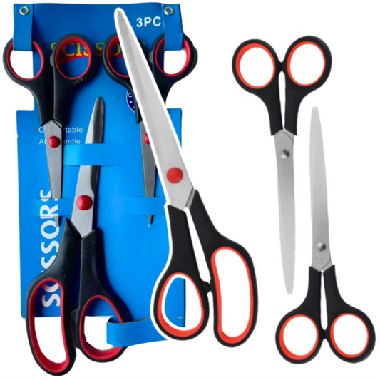 3-Piece Set of Universal Office Scissors - Carlat