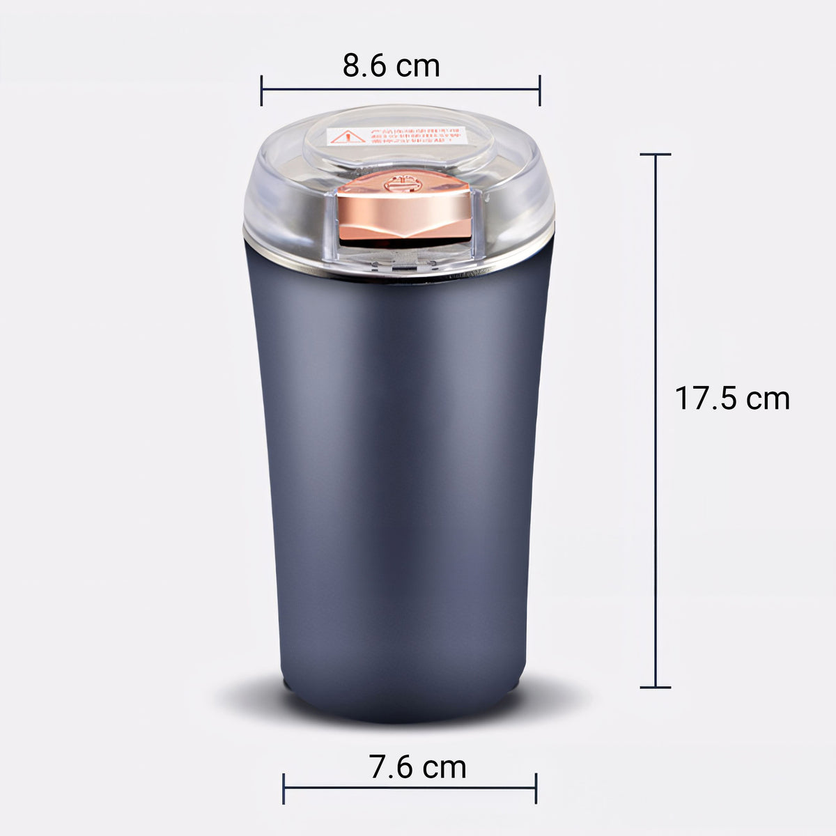 3-in-1 Electric Coffee, Nut, and Spice Grinder, Powerful 300W, Navy Blue -e657 - Carlat