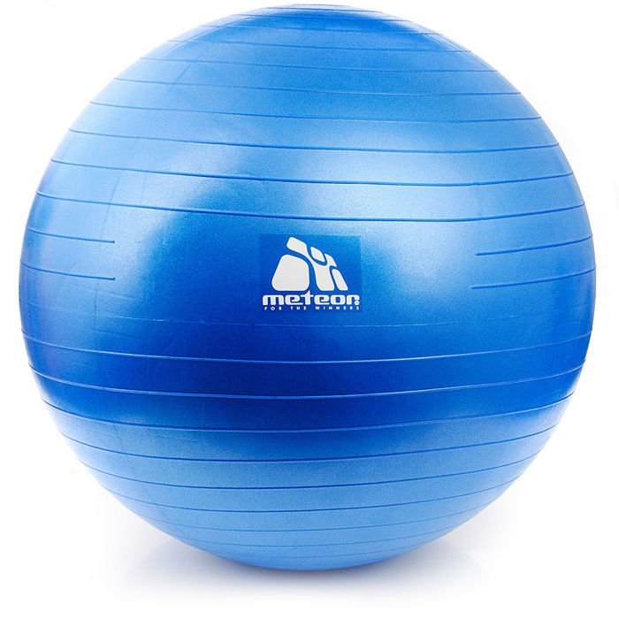 Meteor Exercise ball with pump 65 cm blue 31133