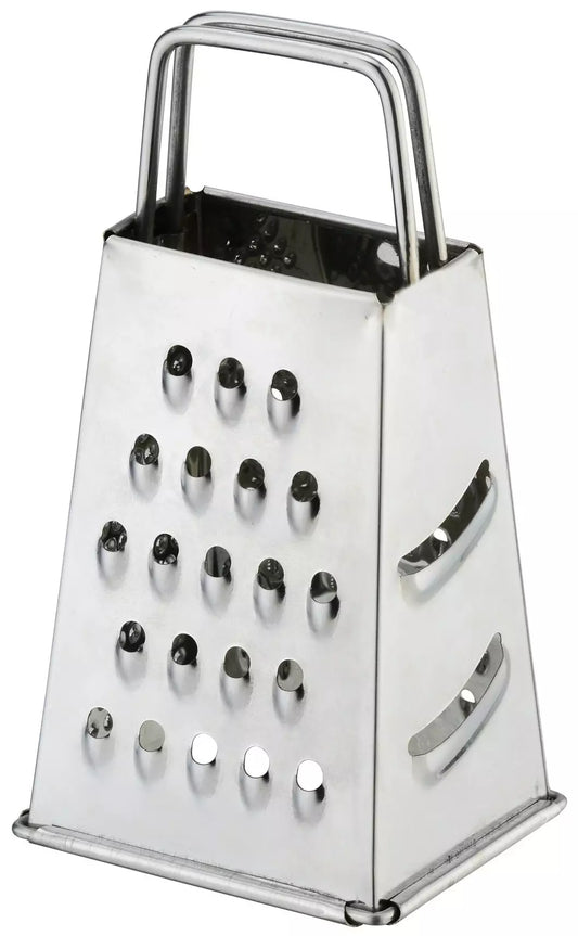 4-sided grater, steel, 6.8 x 5.5 x 12.8 cm, Kinghoff - Carlat