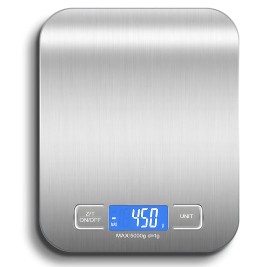 5 kg/1 g LCD Precision Digital Kitchen Scale - E650 - Carlat