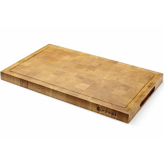 Hendi OAK serving board for serving food, edged, 32.5x26.5cm, thickness 3cm
