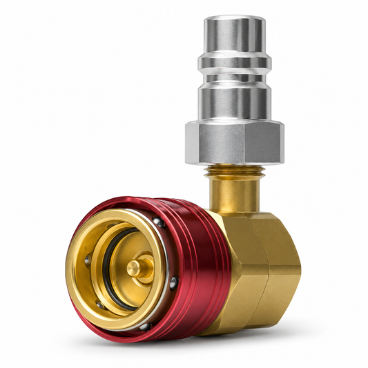 52-332# HP/LP + R12 Adapter for Charging Air Conditioning Systems with Refrigerant—AC Fix Kit - Carlat