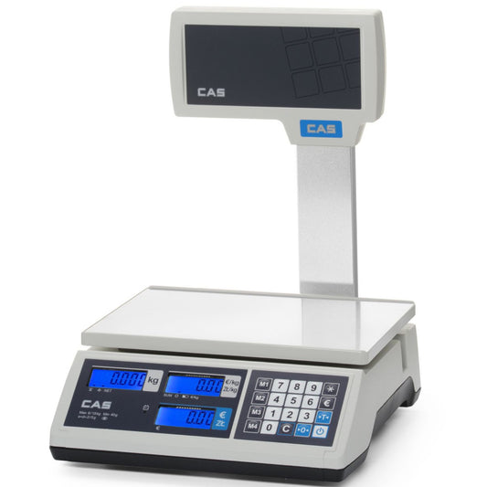 CAS Commercial calculation scale with boom verification up to 15 kg, 290x209 mm