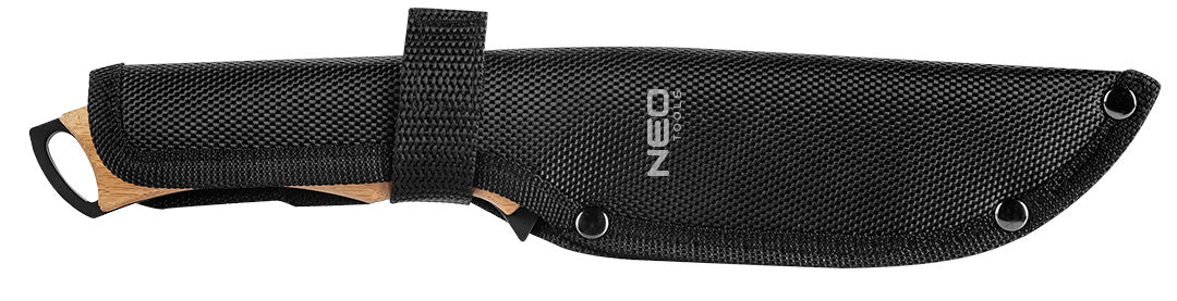 NEO TOOLS Survival (gloves, fire starters – Full tang tactical knife 25 cm – image 2