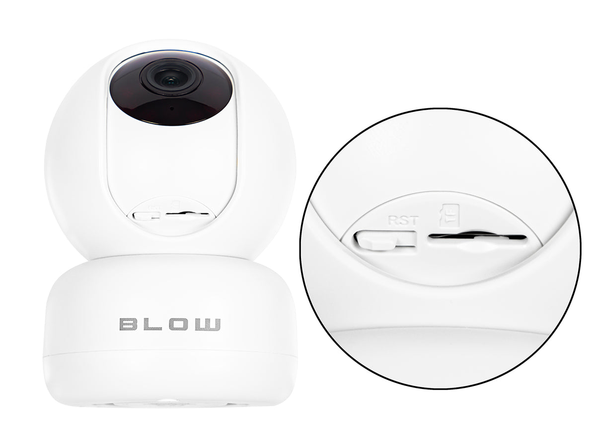 78-659# Blow WiFi 5MP T-265 Dual-Band (5 GHz) Tuya Pan-and-Tilt Baby Monitor - Carlat