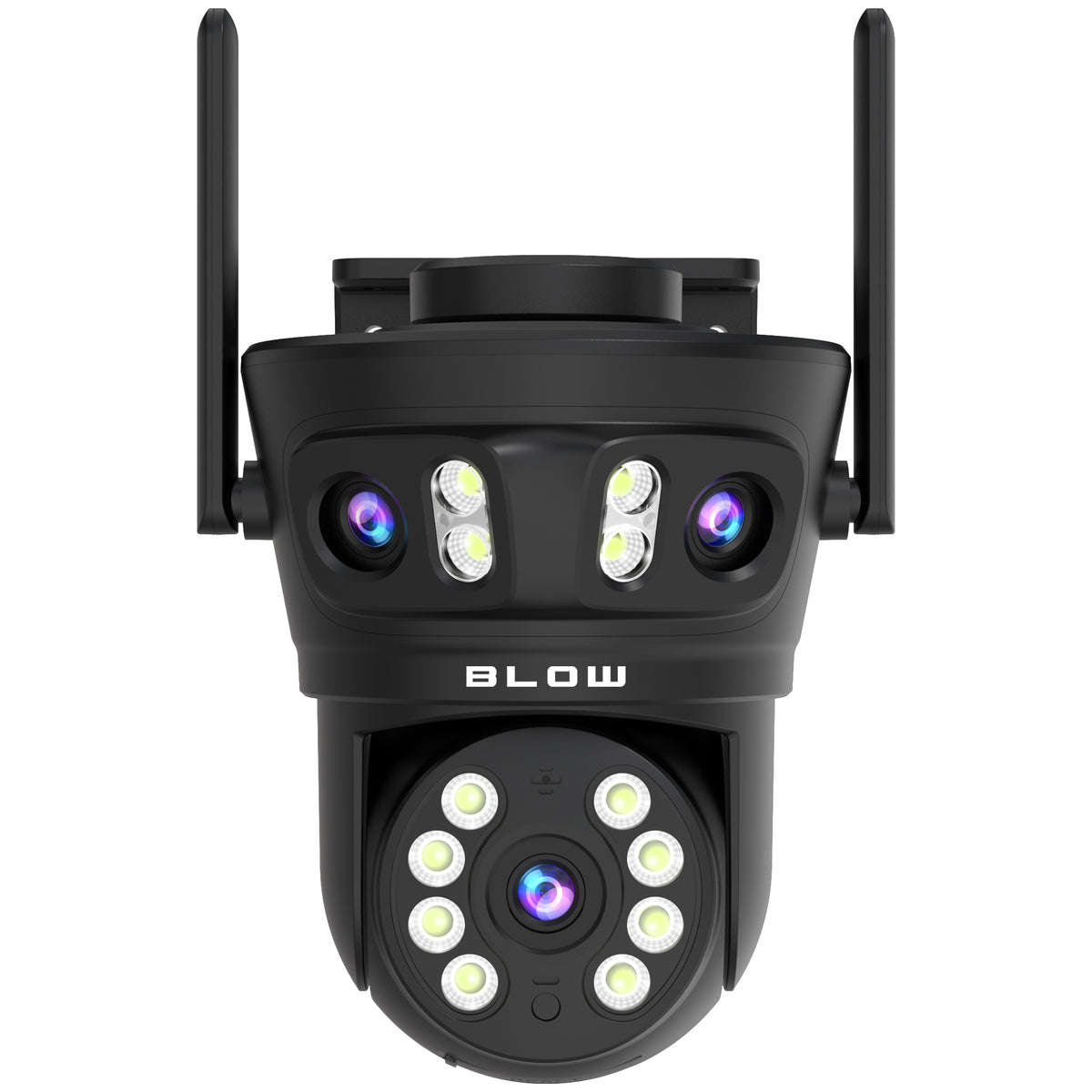 78-661# Blow Wi-Fi 8MP i-338 Camera with 3 Lenses and PTZ Pan-Tilt-Zoom - Carlat