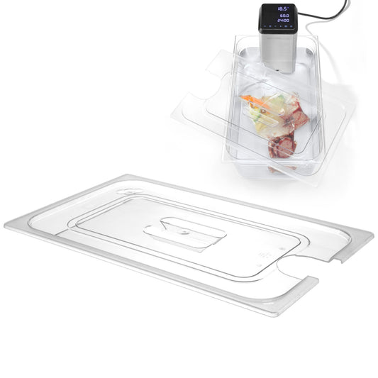 Hendi Food Storage Containers – Polycarbonate lid with cutout for Sous-Vide
