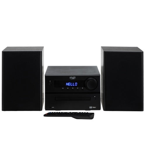 AD 1917 Hi-Fi Tower with Bluetooth, CD, USB, and FM Radio - Carlat