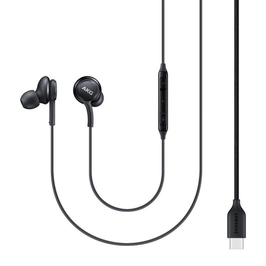 AKG wired in-ear headphones, USB-C connector, black - Carlat