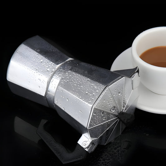 Aluminum coffee maker, espresso brewer, 600 ml, for gas stove - Carlat