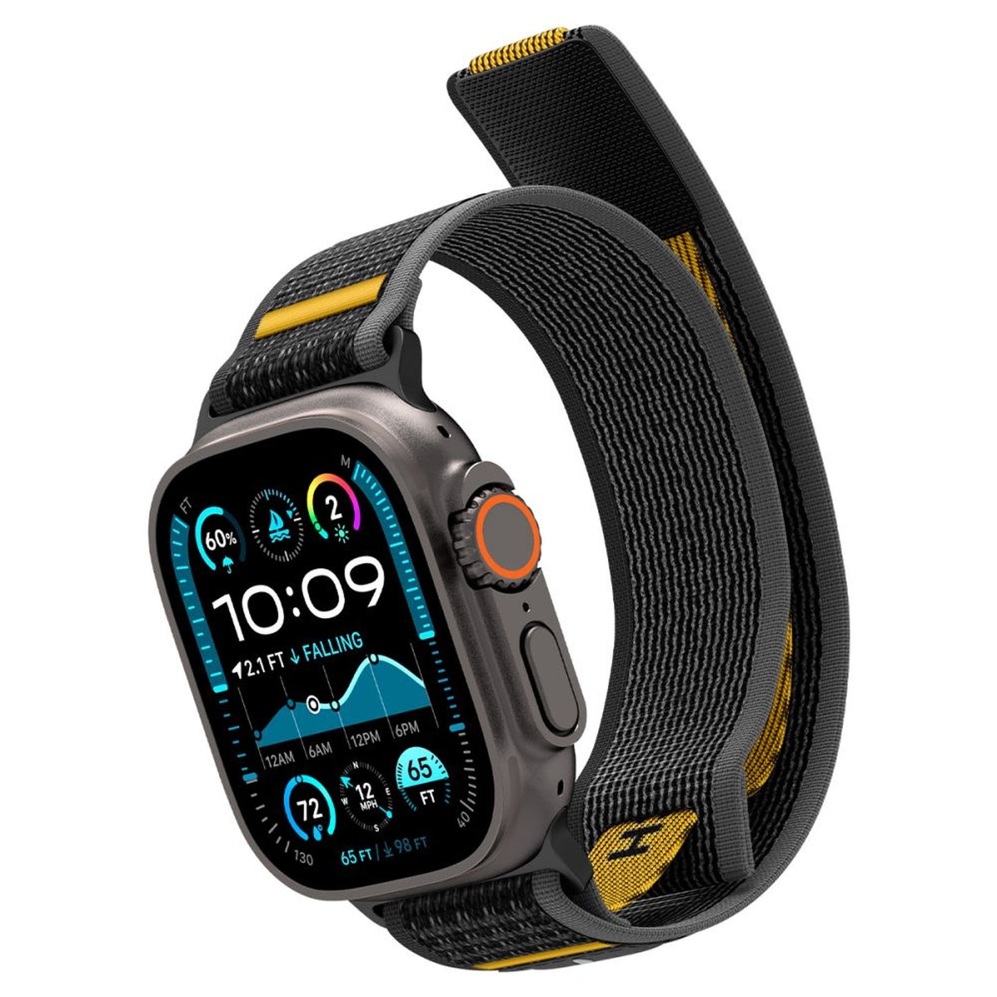 Apple Watch Strap 44 / 45 / 46 / 49 mm Athlex Air - Black - Carlat