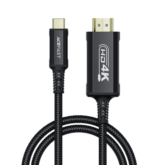 Audio-video cable USB-C - HDMI 4K 60Hz HDR 1.8m - black - Carlat