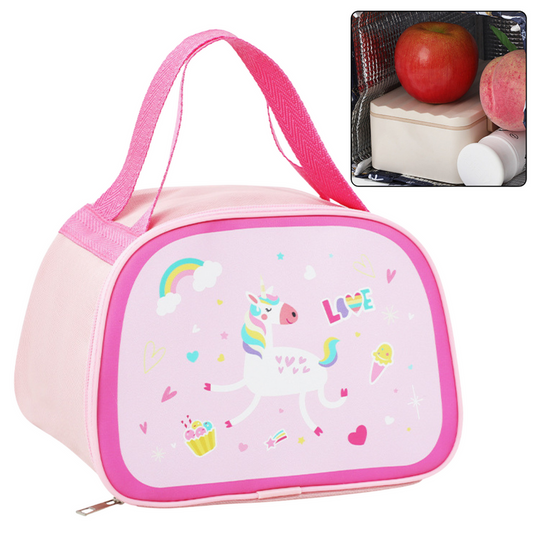 Bags, backpacks – Insulated Lunch Bag - Pink Unicorn, 23 cm - Carlat