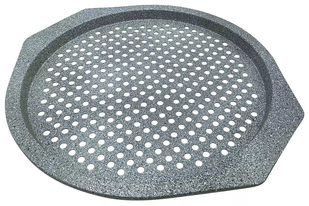 Baking – Pizza pan, gray marble finish, 31 cm diameter, Klausberg - Carlat