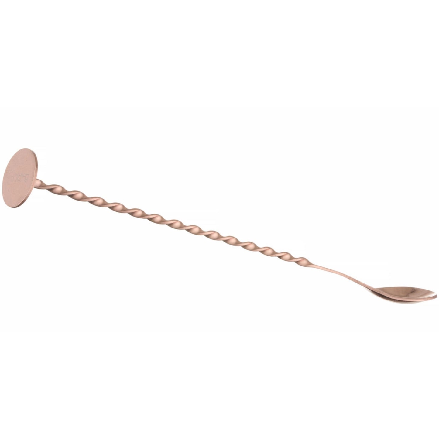 Barware – Bartender's spoon for drinks, cocktails, long with muddler - Carlat