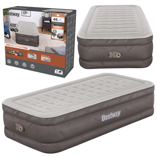 Bestway 69048 Single Inflatable Mattress with Electric Pump, 191 x 97 cm - Carlat