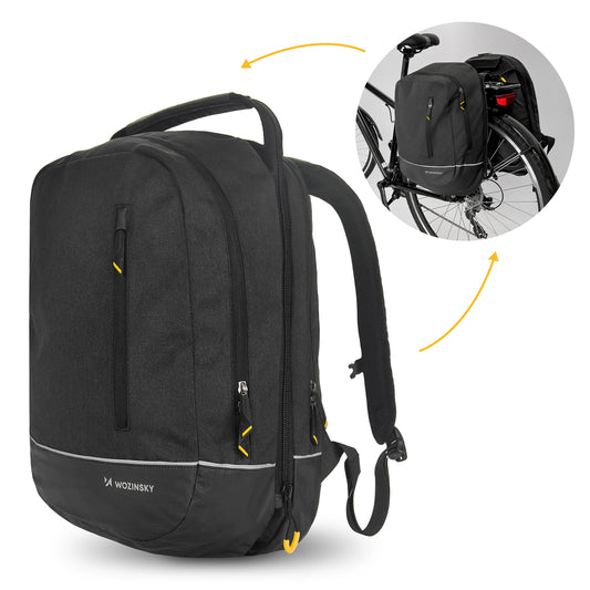 Bicycle Bags & Panniers – Double backpack bicycle bag 2in1 - Carlat