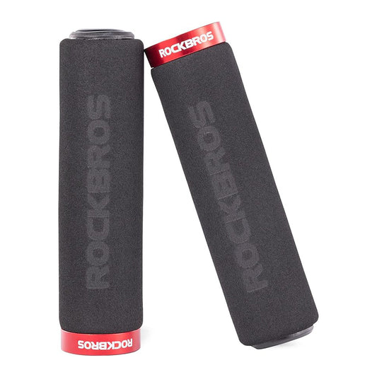 Bicycle Parts – Bicycle handlebar grips, black and red sponge - Carlat