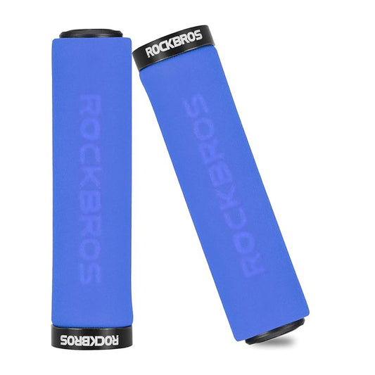 Bicycle Parts – Bicycle handlebar grips, blue and black sponge - Carlat