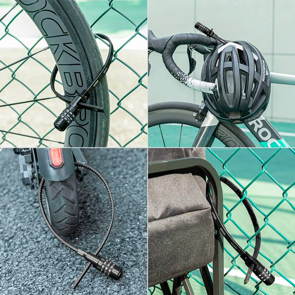 Bicycle Parts – Bicycle lock for bicycle helmet, code lock - Carlat