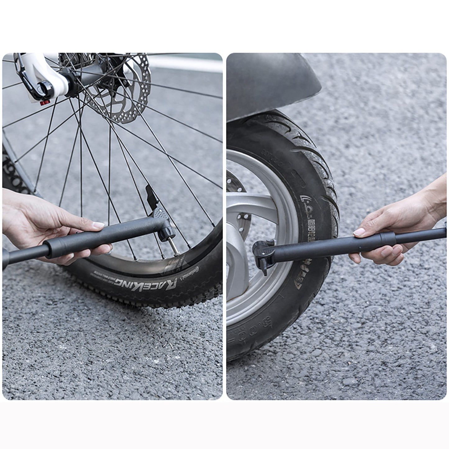 Bicycle Parts – Compact hand bicycle pump 80 PSI 5.5 - Carlat