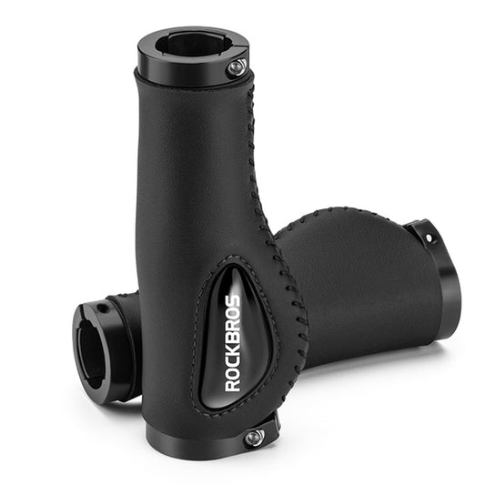 Bicycle Parts – Leather grips, bicycle handlebar grips, dia. 22mm - Carlat