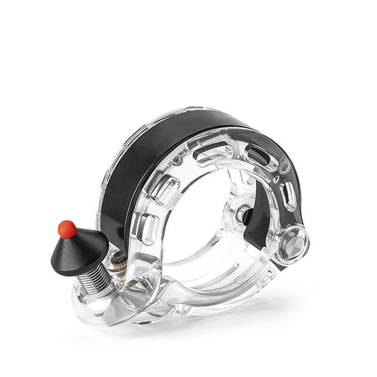 Bicycle Parts – Q-shaped bicycle bell 100db - transparent - Carlat