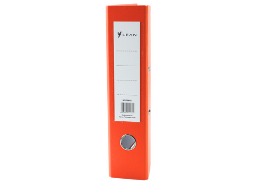 Binders, folders, covers – A4/75mm Document Binder with Lever Mechanism, Orange - Carlat