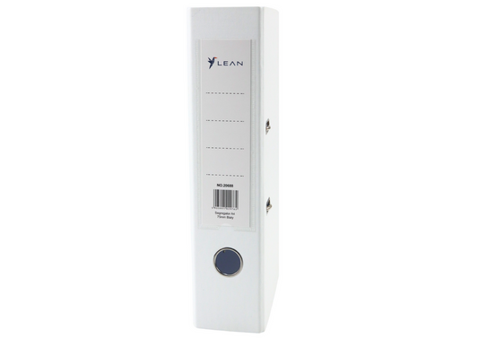 Binders, folders, covers, and sleeves – A4/75mm Lever-Arch File, White - Carlat
