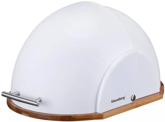 Bread Bags – Acrylic-bamboo bread box, white Klausberg - Carlat