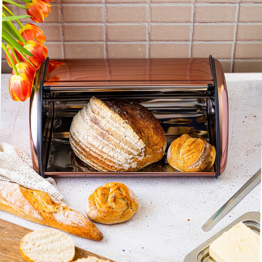 KINGHoff Bread Bags – Bread basket, rose gold, 44 cm, Kinghoff, KH-1870 – image 10