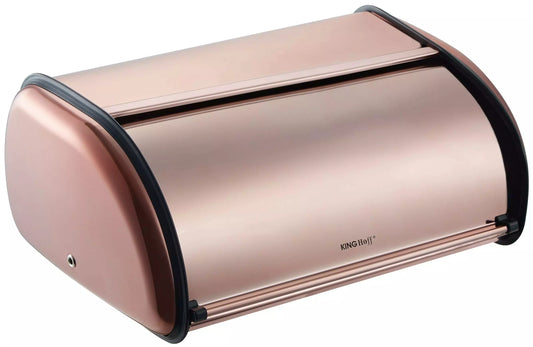 Bread Bags – Bread basket, rose gold color, Kinghoff metal - Carlat