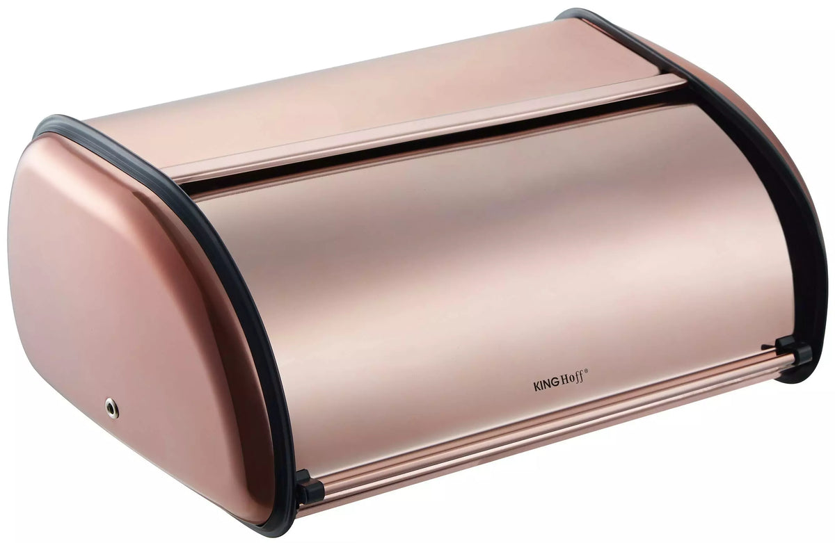 Bread Bags – Bread basket, rose gold color, Kinghoff metal - Carlat